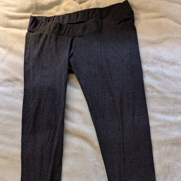 WOMEN'S MATERNITY PANTS Pregnancy Elastic Sweats Sweatpants BumpStart L Large - Picture 1 of 6